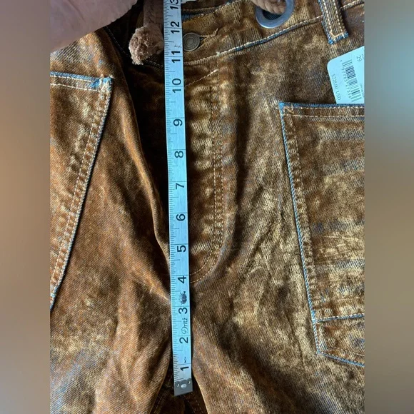 Free People Moxie Burnt Rust Barrel Pants